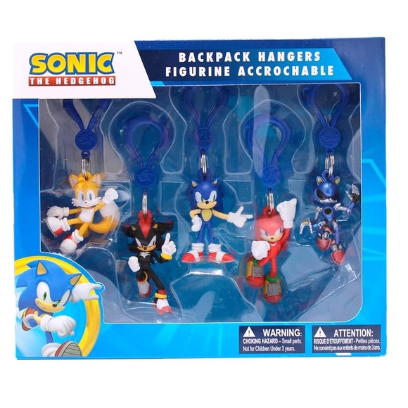 NWT Unopened SEGA Sonic The Hedgehog 5 Figurine
Backpack Keychain Collection Set - Picture 3 of 6